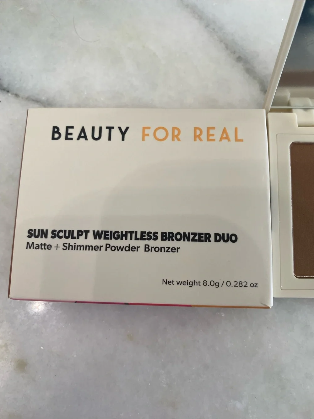 New Sun Sculpt Weightless Bronzer Duo - Brown Shade